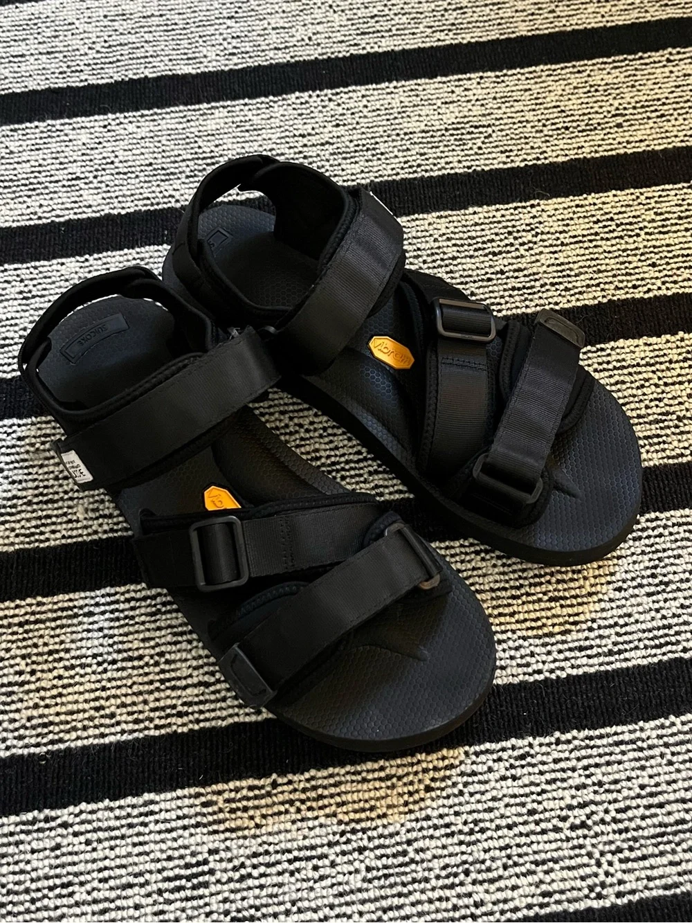 Suicoke Kisee Black Adjustable Strap Sandals M9 EU42
